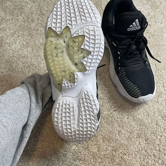 ADIDAS D.O.N issue #2 Cloud Black Basketball Shoe - Picture 8 of 10